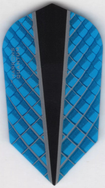 5  sets Harrows Quantum-X Slim Flights, Blue