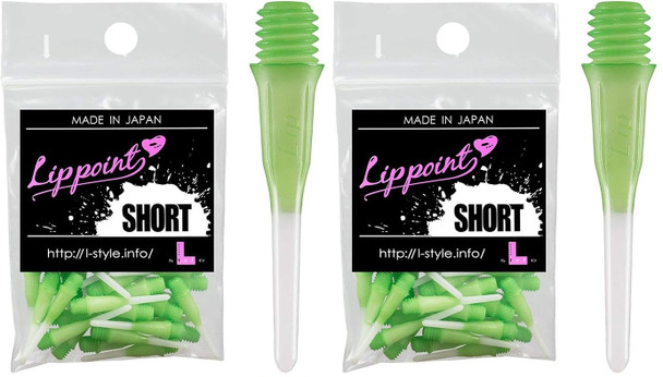 L-style Lippoint Short 2-tone green - 2 PACK (60 Ct)