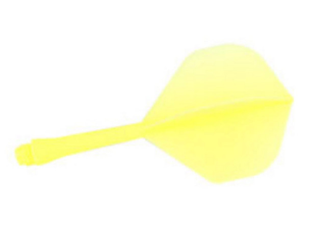 L-Style Bar Lip 1/4" Flight Shaft Combo - Yellow