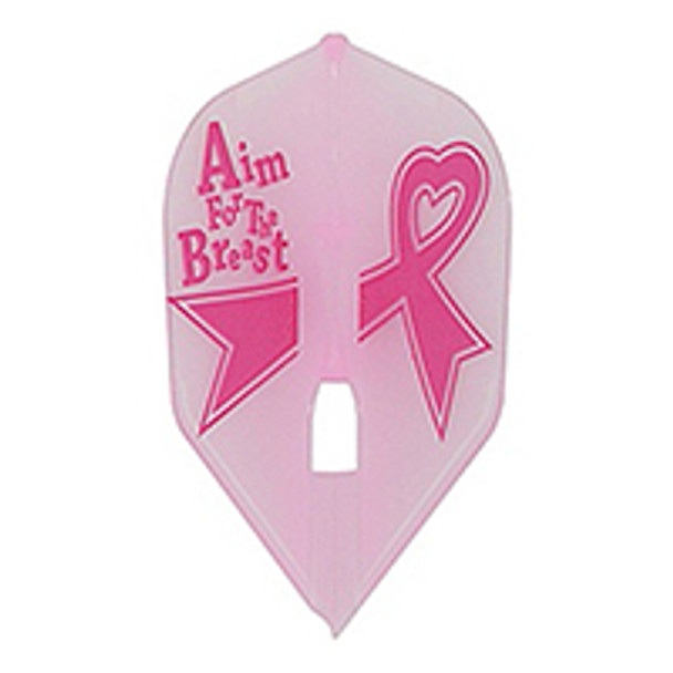 L-Style L3c Aim For the Breast Champagne Flights, Small Standard, Shape, Pink, Breast Cancer Awareness, Ribbon