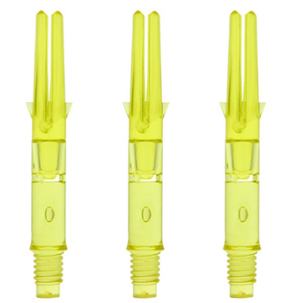 Spinning straight Yellow L-Shaft dart shafts