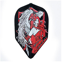 L-Style x Dynasty L3c Angel Girl Signature Champagne Flights, Small Standard, Shape, Black