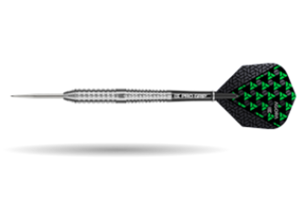 Target Agora A04 Steel Tip Darts - 23g, 90% Tungsten, 100206, Pro Grip Shafts, Vision Ghost Flights