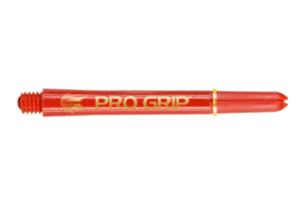 Target Pro Grip Nylon Shafts - Red & Gold Medium