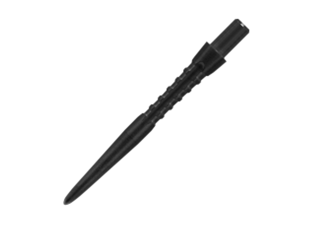 Target Storm Surge Titanium 26mm Steel Tip Points - Black, Grooved, Titanium Nitride Coating, 108396
