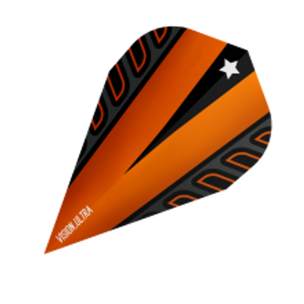 Target Vision Ultra Voltage Rob Cross Vapor Dart Flights - Orange, 333370