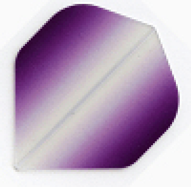 Vignette Poly Standard Dart Flights - Clear to Purple