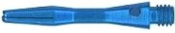 Extra short blue aluminum dart shaft