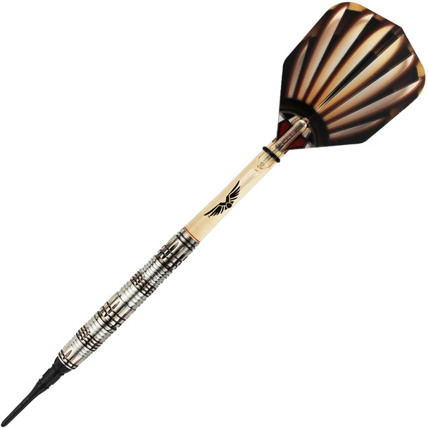 Shot Birds of Prey Centre 2 Series 2ba Soft Tip Darts - 18g,  85% Tungsten, front Weighted, loaded