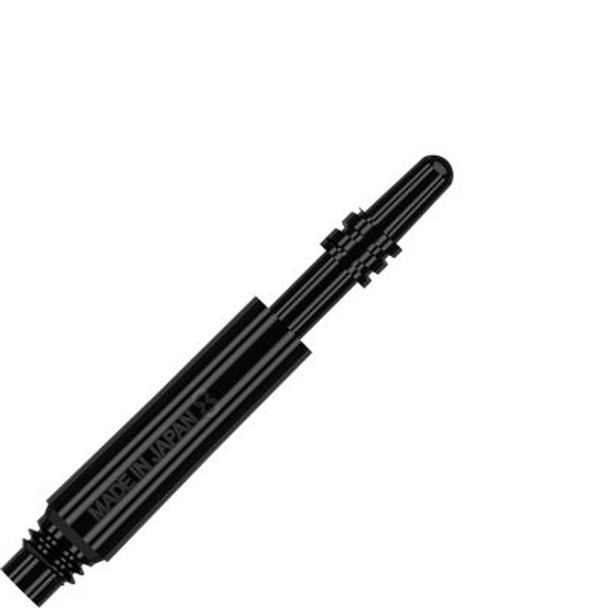 Target 8 Flight Spinning Shaft  Short Black (19mm)