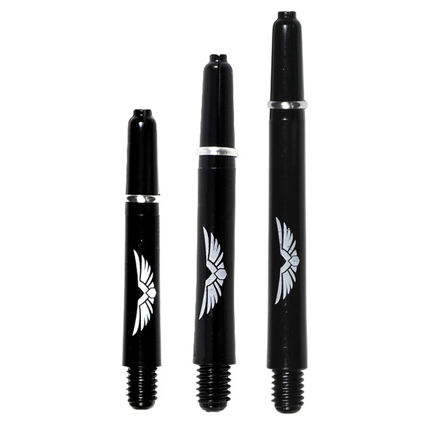 SHOT! Eagle Claw Dart Shafts (Short) -Solid Black