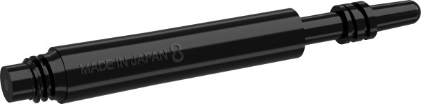 Target 8 Flight Spinning Shaft Intermediate +  Black (29.5mm)