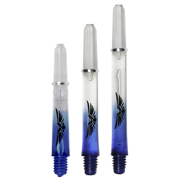 SHOT! Eagle Claw Dart Shafts (Medium) -Clear Blue