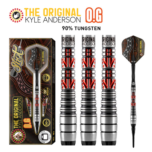 SHOT Kyle Anderson O.G Soft Tip Darts 90% - 20GM