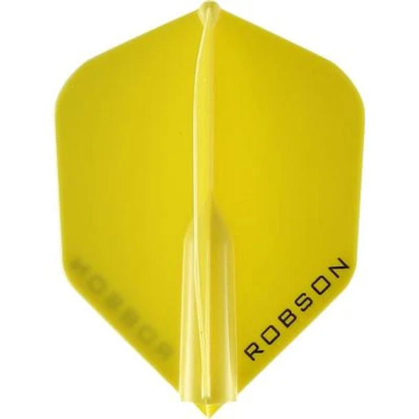 Robson Plus Dart Flights Shape Yellow