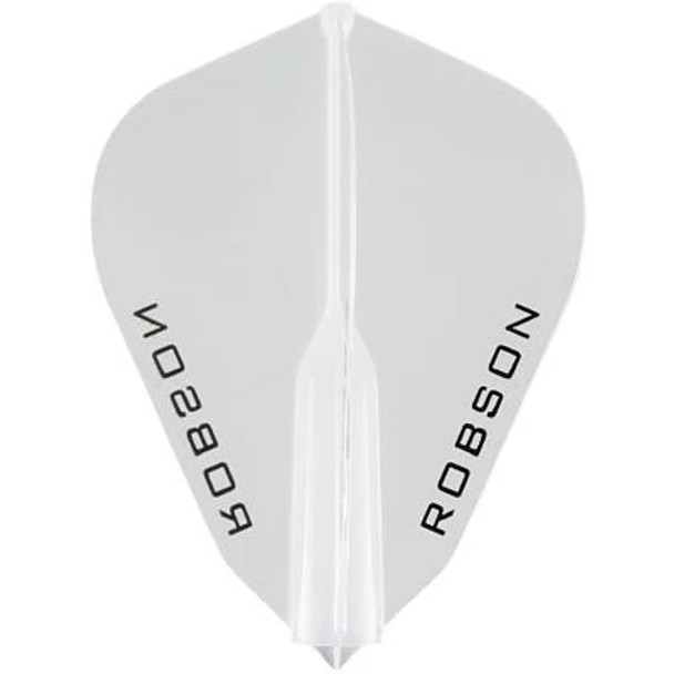 Robson Plus Dart Flights F Shape White