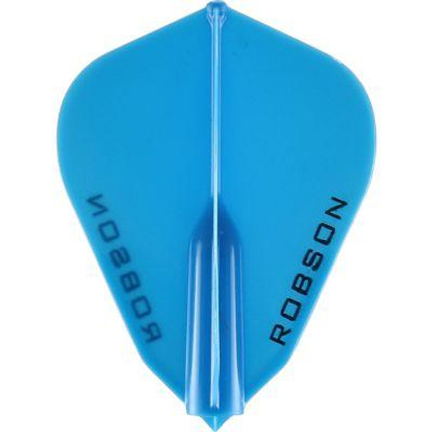 Robson Plus Dart Flights F Shape Blue
