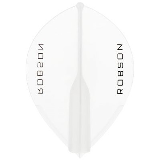 Robson Plus Dart Flights Pear - Clear