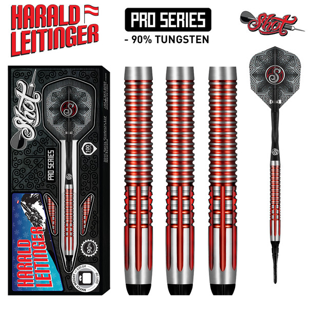 Shot Pro Series Harald Leitinger Soft Tip Darts - 20g