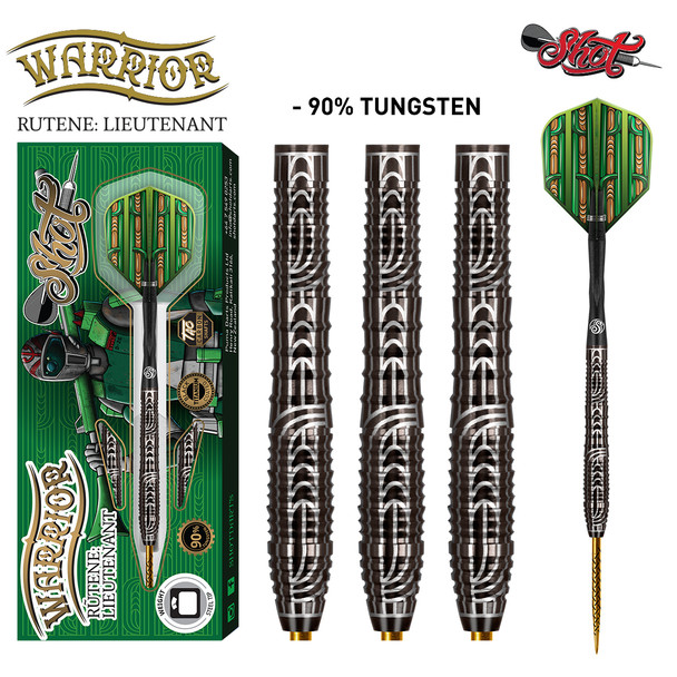 SHOT! Warrior Rutene Steel TIp Darts 22g