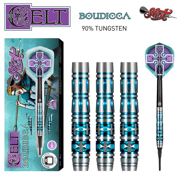 Shot Celt Boudicca Soft Tip Darts -20gm