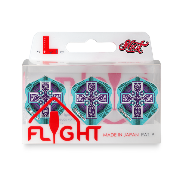 Shot Darts L-Style EZ L1 Standard Shape Celt Boudicca Dart Flights