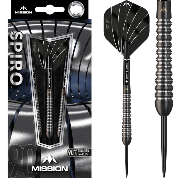Mission Spiro M2 - Steel Tip Darts - 22g