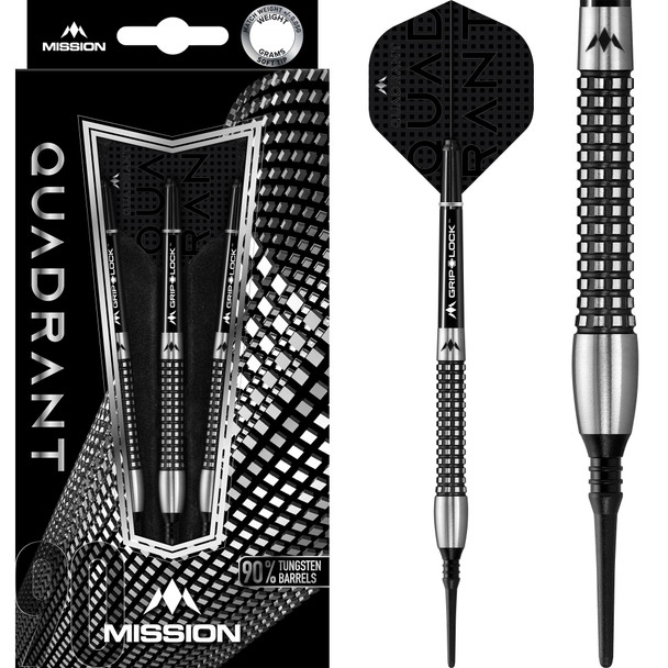 Mission Quadrant M3 - Soft Tip Darts -21g