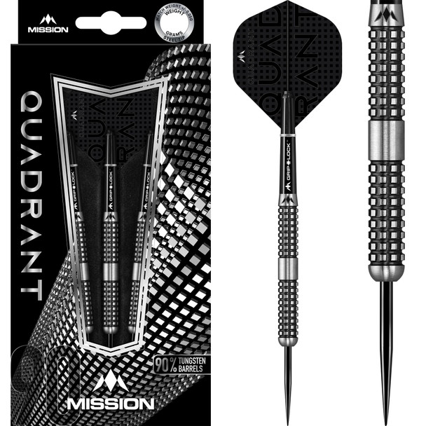 Mission Quadrant M4 - Steel Tip Darts -23g