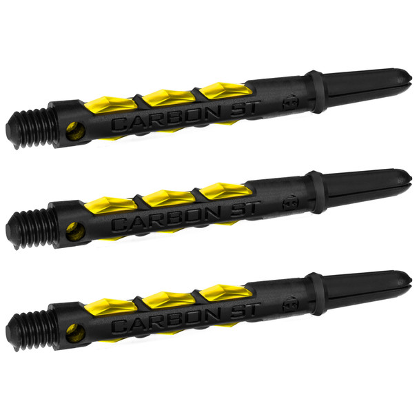 Harrows Carbon ST Medium Dart Shaft - Black / Yellow