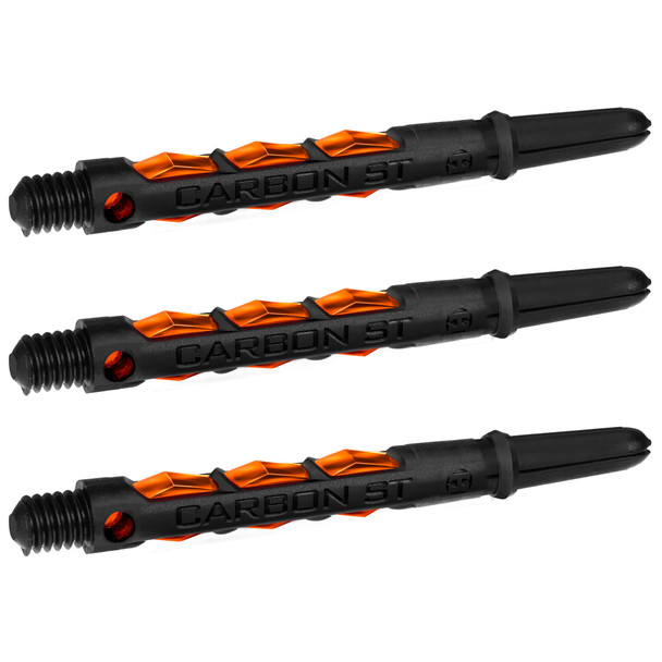 Harrows Carbon ST Medium Dart Shaft - Black / Orange