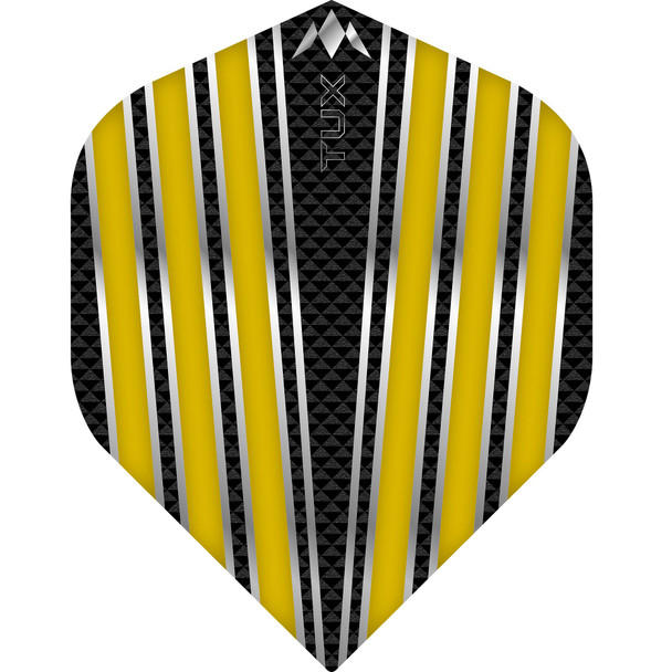 Mission Tux Dart Flights - 100 Micron - UV Finish - No2 (Standard) - Yellow