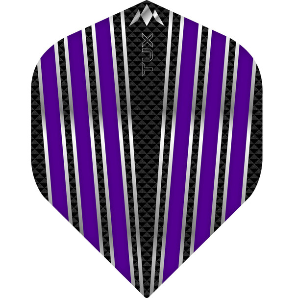 Mission Tux Dart Flights - 100 Micron - UV Finish - No2 (Standard) - Purple
