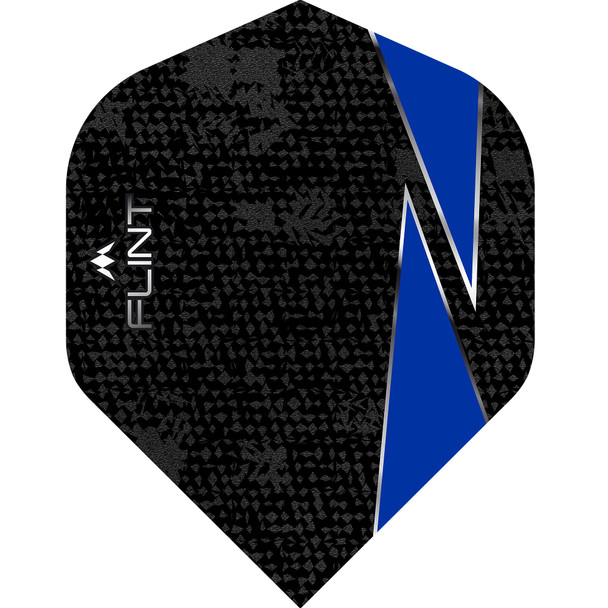 Mission Flint Flights - 100 Micron - UV Finish - No2 (Standard) - Blue