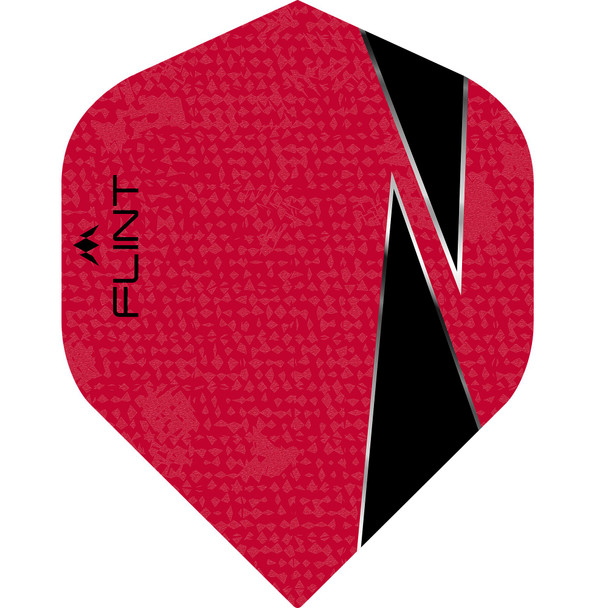 Mission Flint-X Dart Flights - 100 Micron - UV Finish - No2 (Standard) - Red