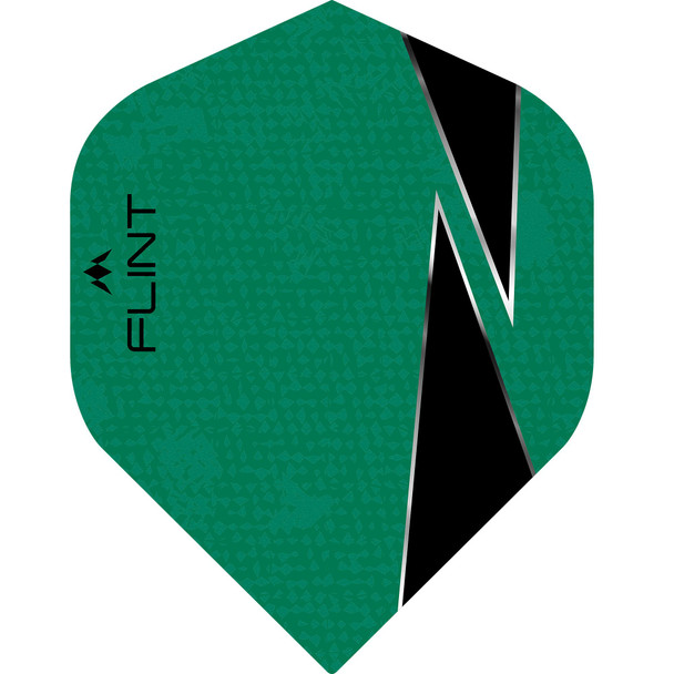 Mission Flint-X Dart Flights - 100 Micron - UV Finish - No2 (Standard) - Green