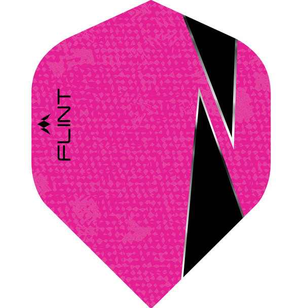 Mission Flint-X Dart Flights - 100 Micron - UV Finish - No2 (Standard) - Pink