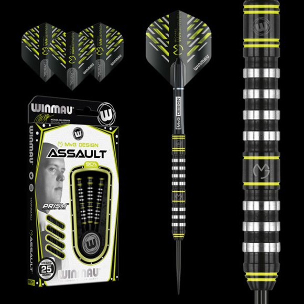 MvG Assault Steel Tip Darts - 25gBB