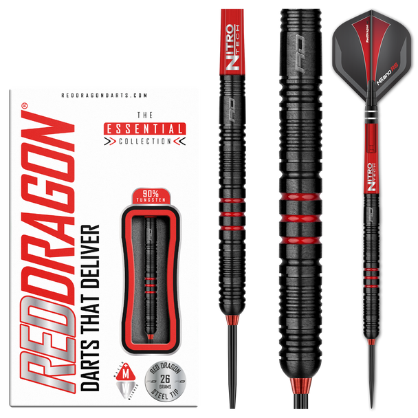 Red Dragon Milano RS 26g Steel Tip Darts