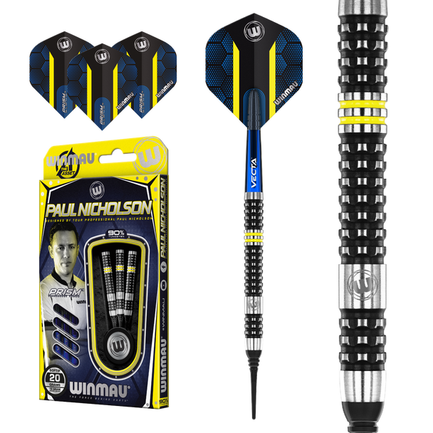 Winmau Paul Nicholson Soft Tip Darts 20g