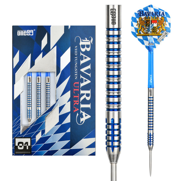 One80 Bavaria Ultra 01 21g Steel Tip Darts