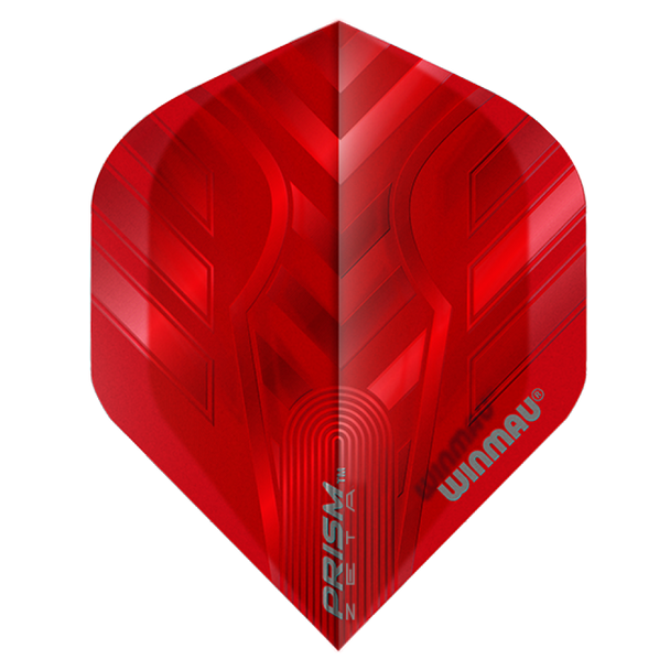 Winmau Prism Zeta Standard Dart Flight - Red