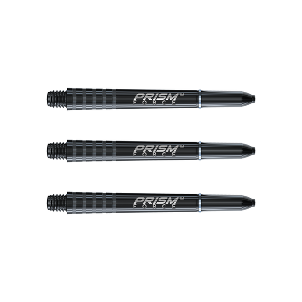 Winmau Prism Force Dart Shafts Solid Black Intermediate