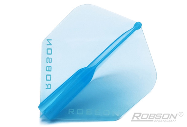 Robson Plus Crystal Dart Flights Standard Blue