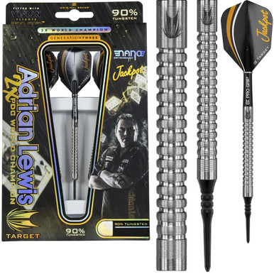 美品】TARGET Adrian Lewis ハードダーツ Gen3 21g-