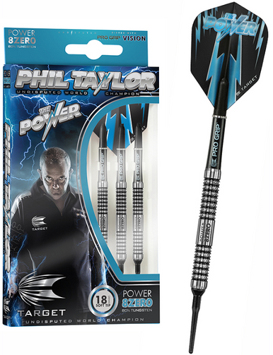 Target Phil Taylor Power 8Zero 2ba Soft Tip Darts - 18g