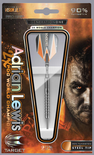 Target 25g Adrian Lewis Gen 1 Steel Tip