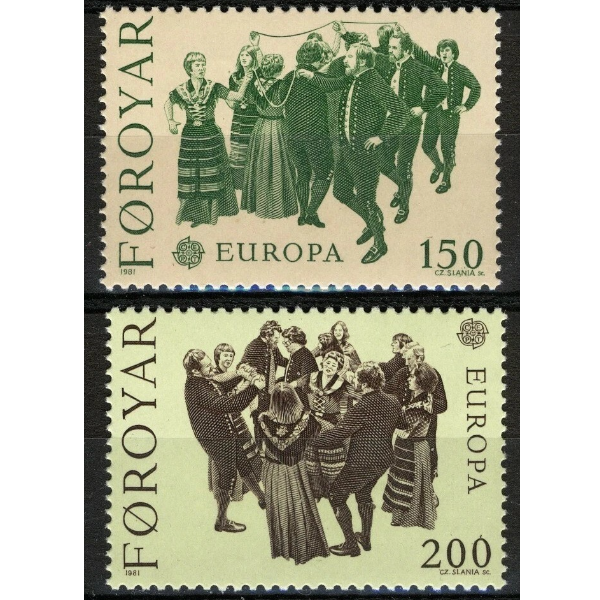 Faroe Islands Scott #63-64 VF MNH