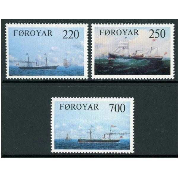 Faroe Islands Scott #90-92 VF MNH