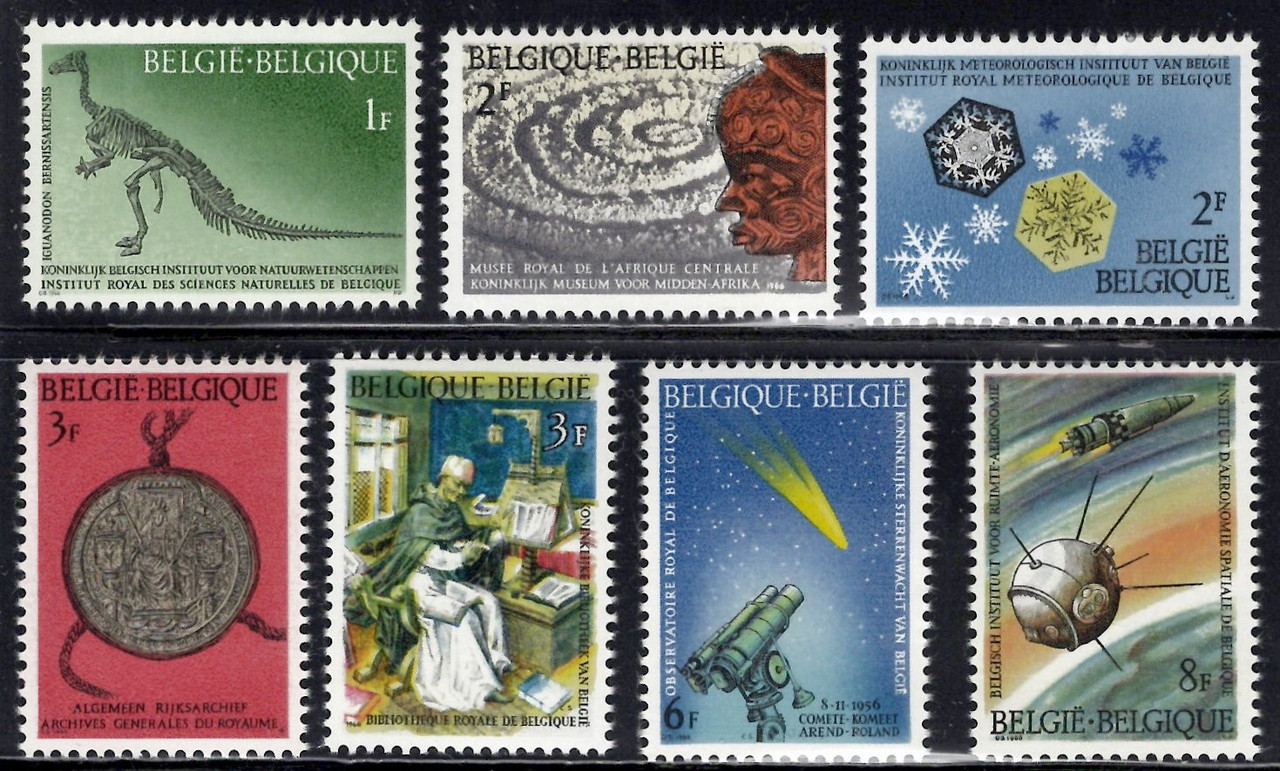Belgium Scott #664-70 F-VF MNH